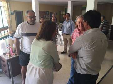 Primera visita del Gobierno de Telde al ARU de Jinámar (Foto TA)