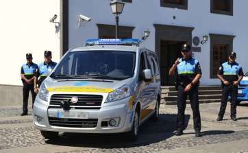 Vehículo con radar que usa la Policía Local de Telde (Foto TA)