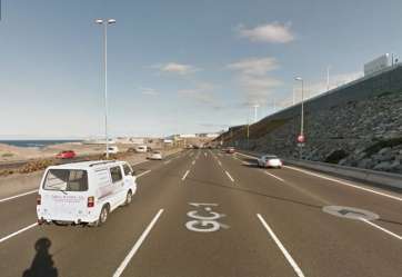 Imagen de la autopista GC-1 (Foto TA)