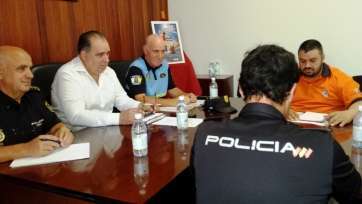 Imagen de la Junta de Seguridad celebrada esta mañana en San Juan (Foto TA)