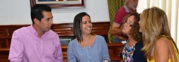 Ediles del PSOE en un Pleno del Ayuntamiento de Telde (Foto TA)