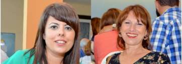 Minerva Alonso (i) e Inés Jiménez (d) (Foto TA)