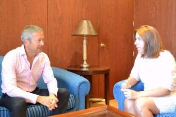 Carmen Hernández y Agustín Manrique de Lara (Foto TA)