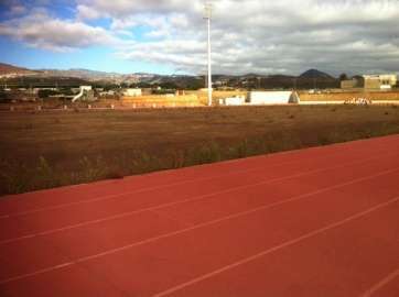 Imagen de la pista de atletismo (Foto TA)