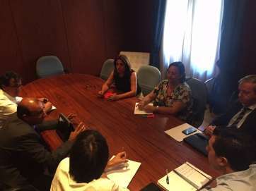 Imagen de la mesa técnico-jurídica (Foto TA)