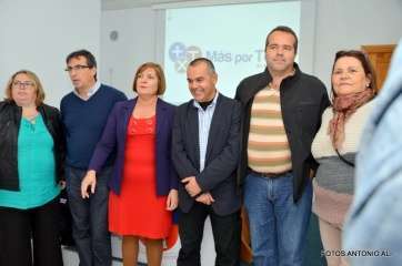 Imagen de archivo de una reunión de Más por Telde (Foto TA)