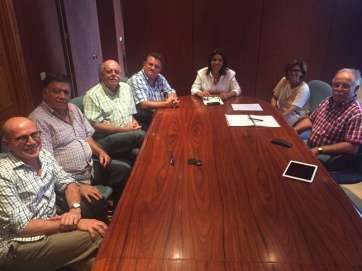 Reunión del Gobierno Local con el Círculo Cultural de Telde (Foto TA)
