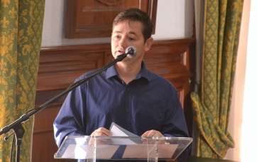 Marcos Lechet, en su intervención en el Pleno (Foto TA)