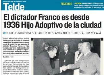 Página interior que C7 dedica a la noticia avanzada por TA (Foto TA)