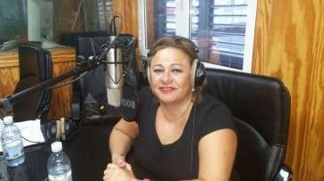 Mari Carmen Castellano, en Radio Faycán (Foto TA)