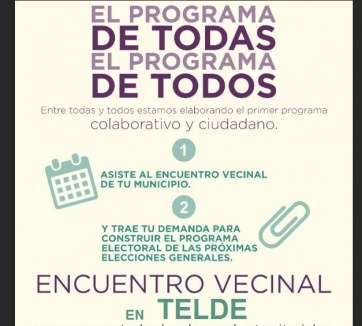 Cartel del encuentro (Foto TA)