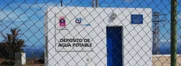 Imagen de archivo de un depósito de abasto gestionado por Aguas de Telde (Foto TA)