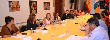 La mesa se reunió en la ermita de San Pedro Mártir (Foto TA)