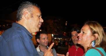 Francisco López y Mari Carmen Castellano, en una imagen de archivo (Foto TA)