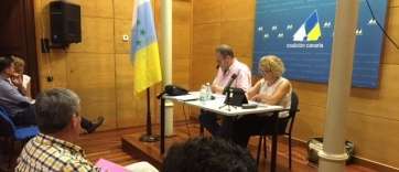 Reunión del Consejo Político de CC de Gran Canaria celebrado este jueves (Foto TA)