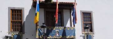 Balcón de las Casas Consistoriales de Telde (Foto TA)