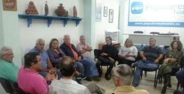 Reunión del PP con Domingo Ramírez como nuevo coordinador de campaña (Foto TA)