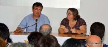 Momento de la asamblea de anoche en Más por Telde (Foto TA)