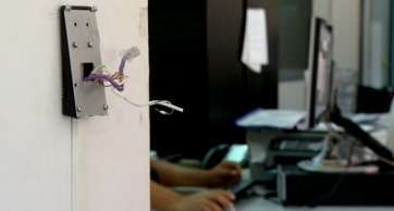 Lector dañado (Foto captada de Antena3 Canarias)