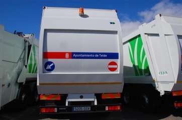 Camión del servicio (Foto TA)