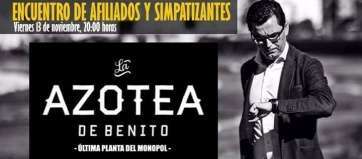 Cartel anunciador del acto (Foto TA)