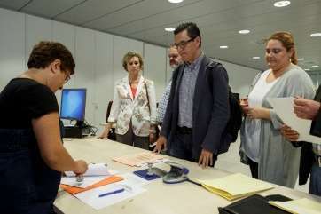 Pablo Rodríguez registra su candidatura en la Junta Electoral (Foto TA)
