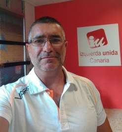 David Suárez, vecino de San Juan, candidato al Senado por Unidad Popular por la isla de Gran Canaria (Foto TA)