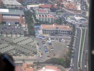 Imagen aérea de la Comisaría del CNP de Telde (Foto TA)