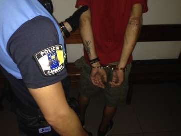 Imagen de archivo de una intervención policial (Foto TA)