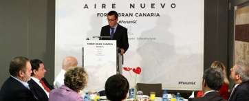 Pablo Rodríguez, en su intervención en el foro de este jueves (Foto TA)