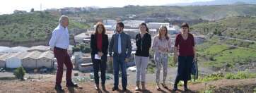 Visita de Hernández y Alonso a Cruz de La Gallina, Lomo La Francia y Maipez (Foto TA)