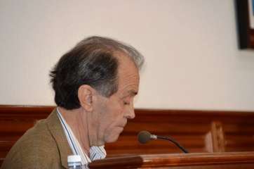 José Suárez, portavoz del PP, en un momento del Pleno de este viernes (Foto TA)