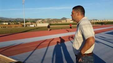 Diego Ojeda, a pie de obra (Foto TA)