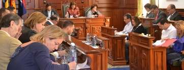 Pleno general de la última sesión plenaria del año en Telde celebrada este miércoles (Foto TA)