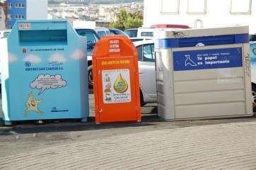Contenedores de recogida de residuos (Foto TA)