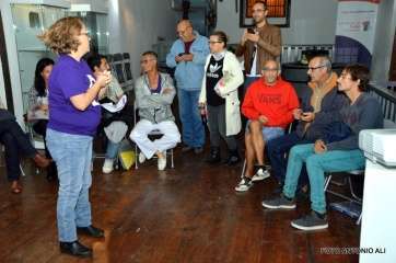 Imagen de archivo de una asamblea de Podemos de Telde (Foto TA)