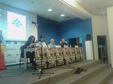 Momento del acto de esta noche en la capital grancanaria (Foto TA)