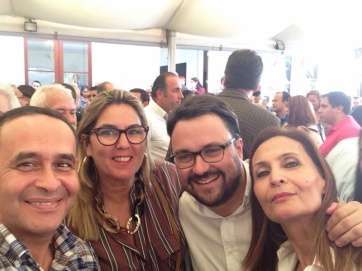 Miembros del PP de Telde, en la reunión de este sábado  (Foto TA)