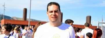 Diego Ojeda, concejal de Deportes, participó este domingo en la Gran Canaria Maratón (Foto Antonio Alí)