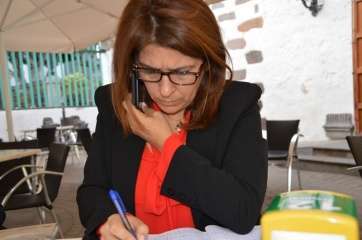 La alcaldesa de Telde valoró el acuerdo llegado con la empresa (Foto TA)