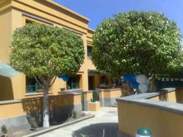 Exterior de las dependencias de Aldeas Infantiles en Telde (Foto TA)