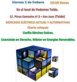 Cartel de la actividad (Foto TA)