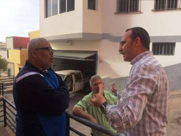 Eloy Santana, en La Viña (Foto TA)