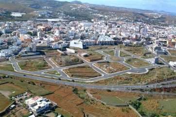 Vista aérea de la urbanización de Arauz (Foto TA)