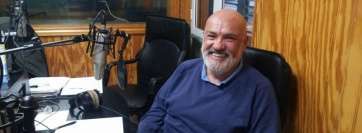 Julián Gómez del Castillo, este lunes en los estudios de Radio Faycán (Foto TA)