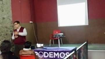 Momento del acto de anoche (Foto TA)