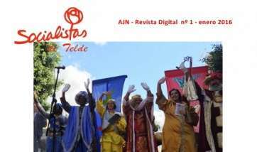 Vista parcial de la portada de la revista AJN (Foto TA)