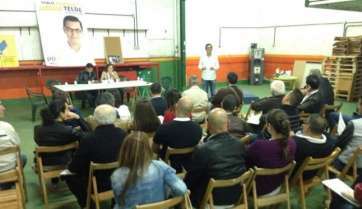Reunión de simpatizantes y afiliados de CC en Telde (Foto TA)