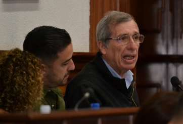 Guillermo Reyes, durante una de sus intervenciones este viernes en el Pleno (Foto TA)