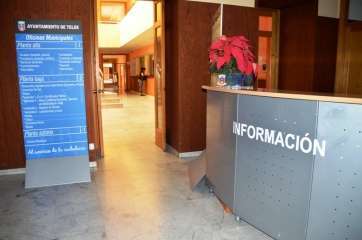 Entrada a las oficinas municipales de San Juan (Foto TA)